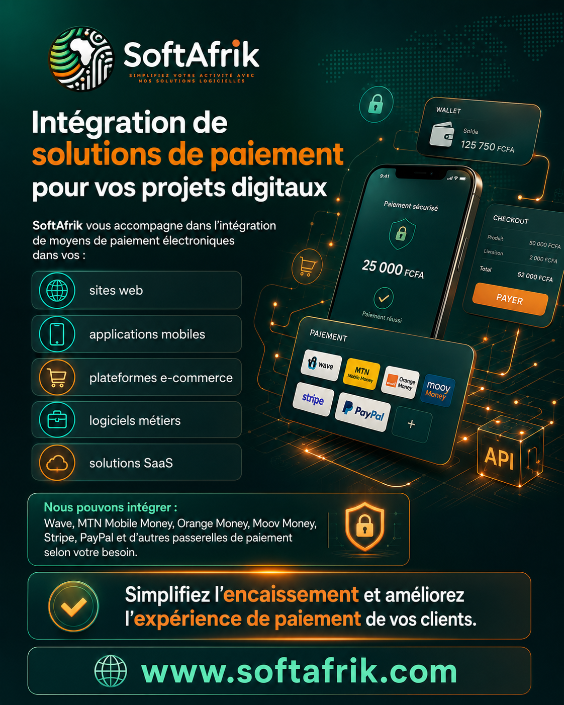 Promo Accueil - Projets SoftAfrik prets